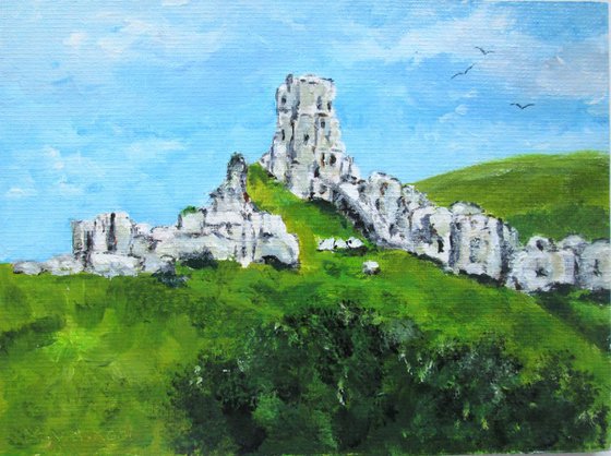 Corfe Castle in Dorset