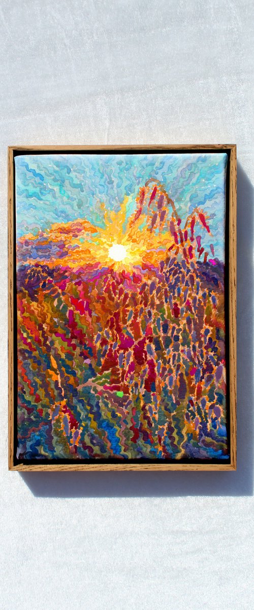 Oat panicles by Tanbelia