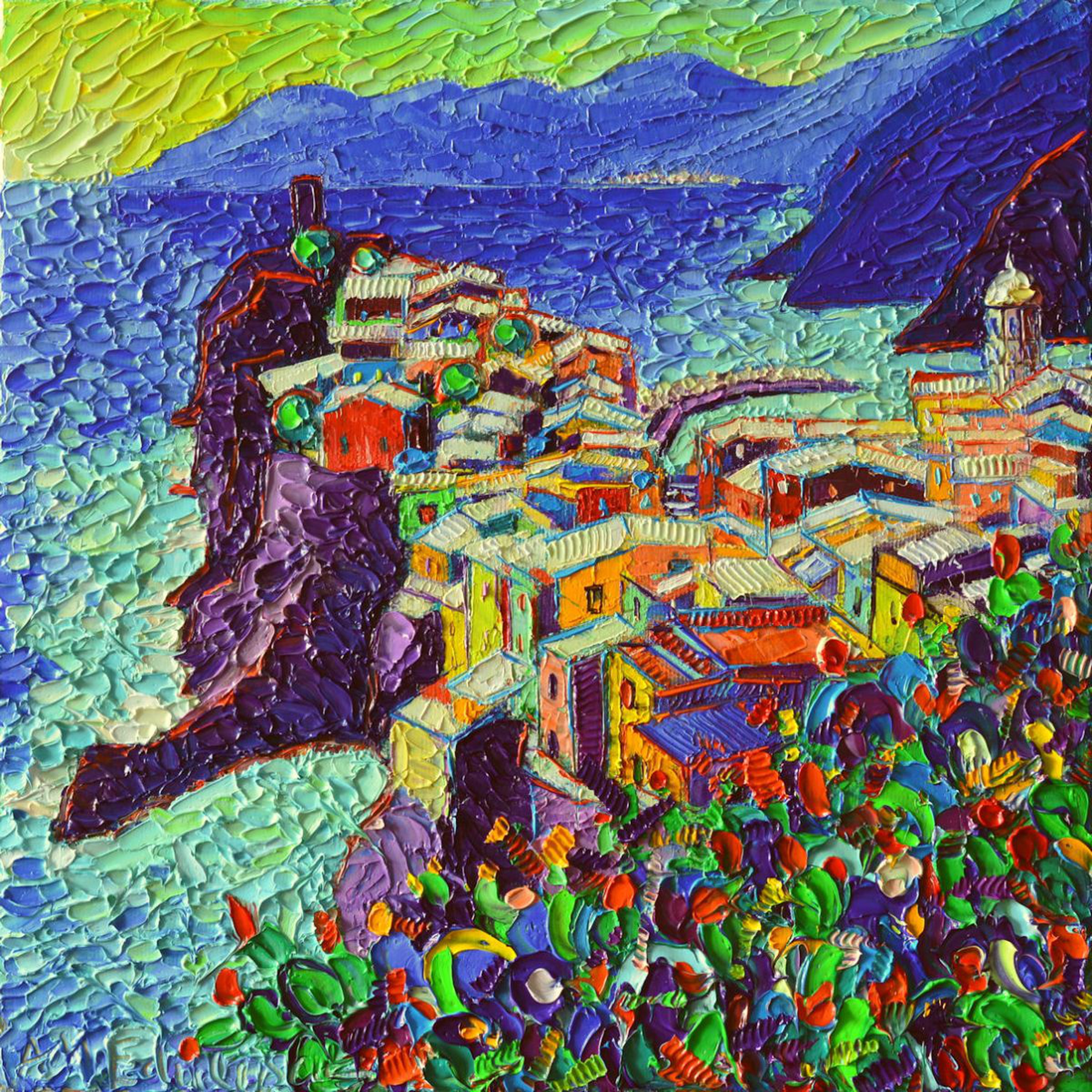 Vernazza Cinque Terre Italy 2 Contemporary Imp Artfinder