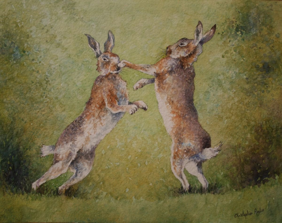 Mad March Hares by Christopher Hughes