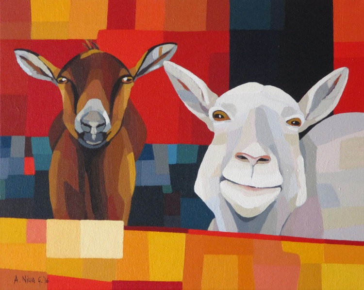 Goats Selfie By Anica Govedarica Artfinder