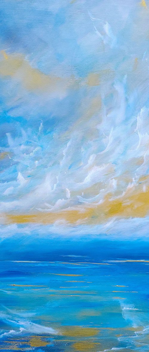 Blue Sea of Clouds by Sophia Kühn