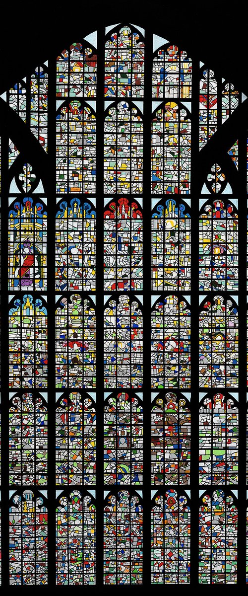 Winchester Cathedral West Window by Shelley Ashkowski