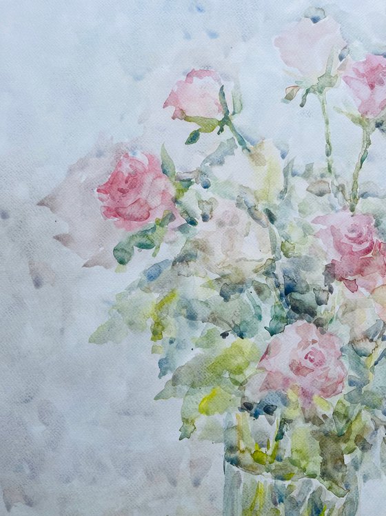 Roses 19,7x 25,6 in