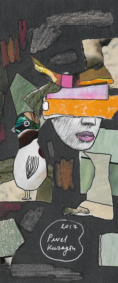 Bird and girl by Pavel Kuragin