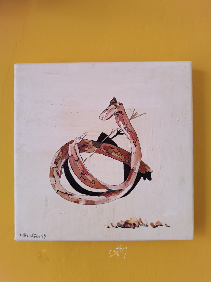 Not A Snake By Isabellangela Germinario, 10 X 10, Artwork For Sale On Artfinder