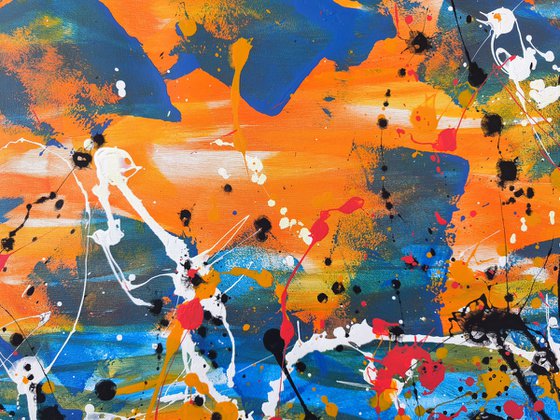 Flowers at sunset by M.Y.