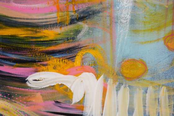 Where Pink Warms the Blue