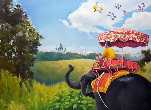 I've never ridden an elephant by Igor Konovalov