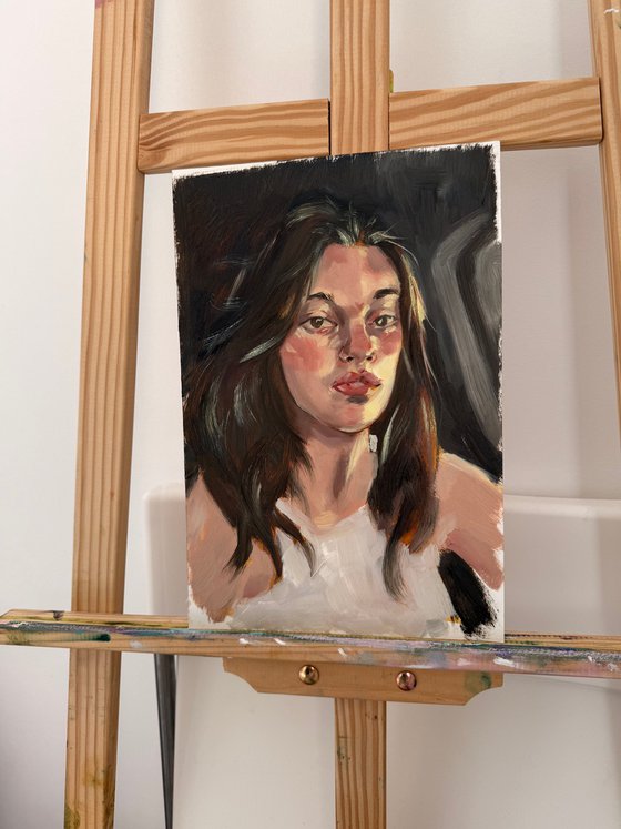 Evening Light  from the “100 Portraits”