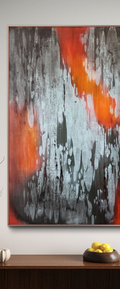 AFTERLIGHT IV - Abstract Painting by Orvvet