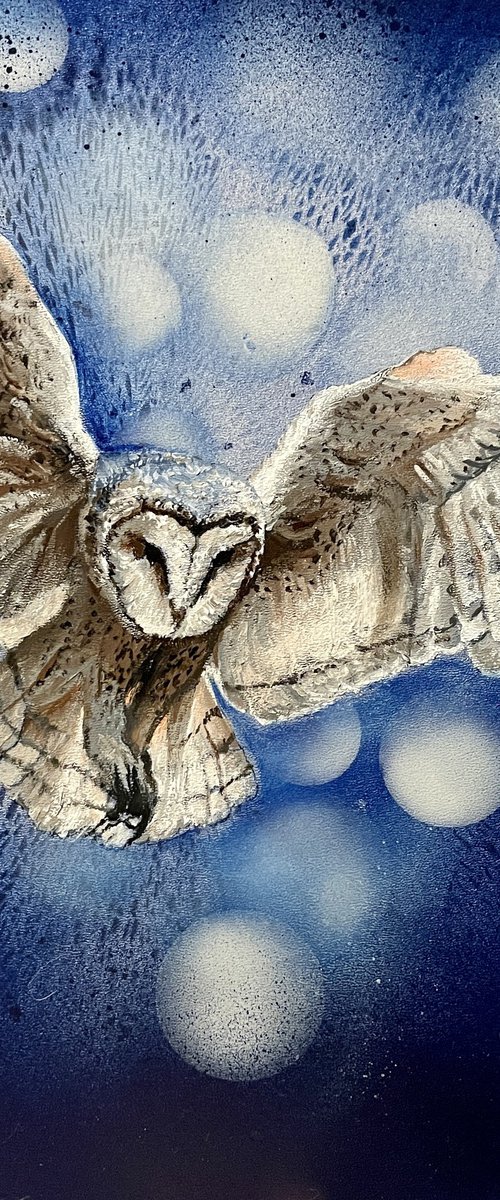 Bird #8 (owl 3) by Selene's Art