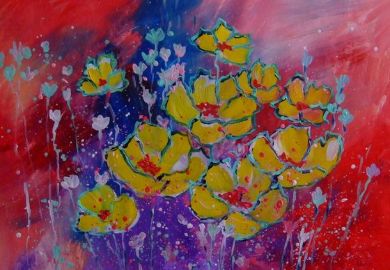 Poppies in the Garden #25