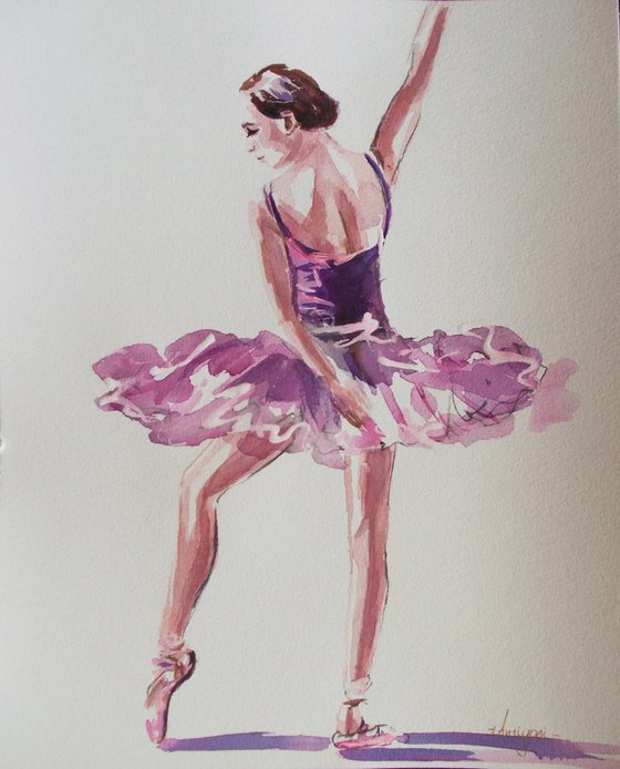 Ballerina  Watercolor Series