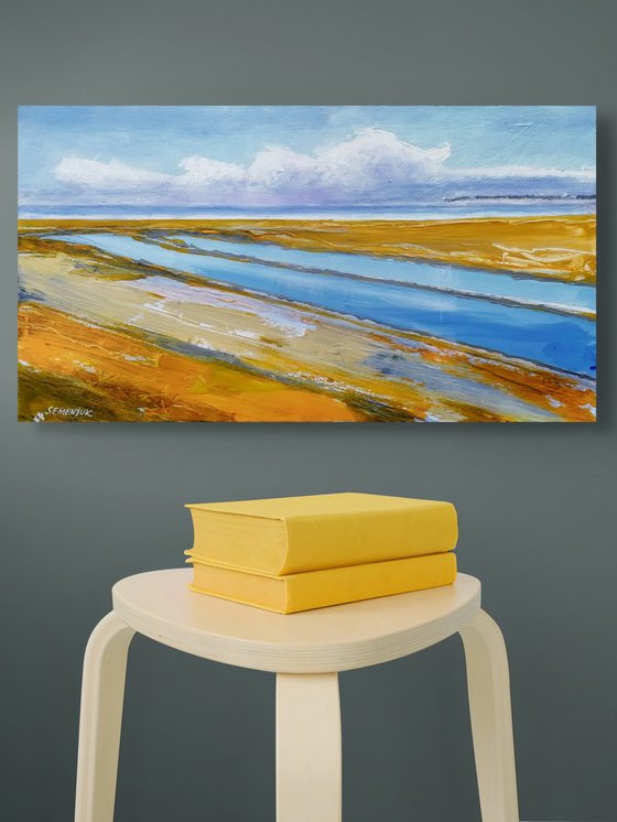 Abstract Seascape Cloud Lagoon
