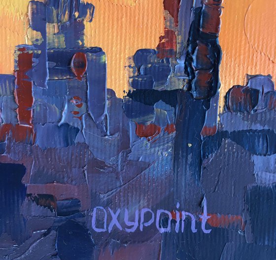 "Sunset in New York"