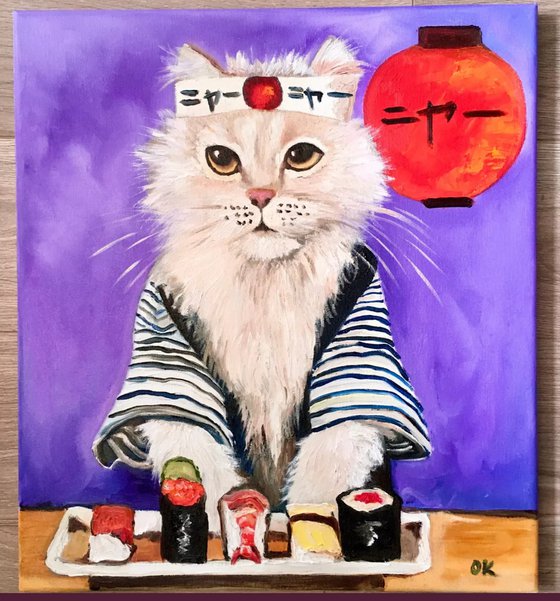 Cat Sushi maker .