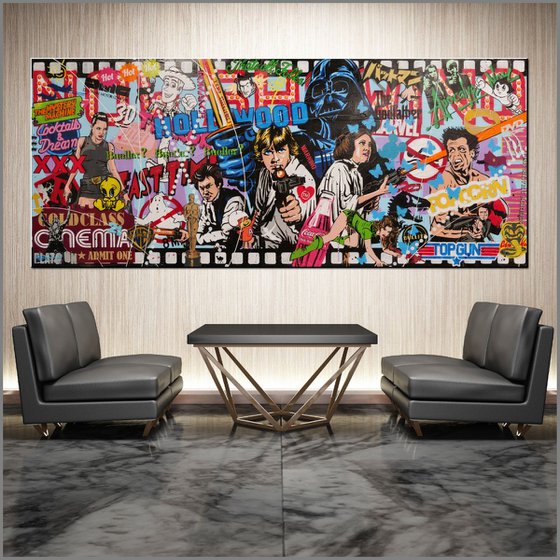 Cinematica 240cm x 100cm Star Wars Urban Pop Art