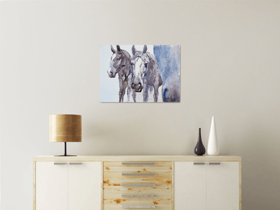 Three horses (70x50)
