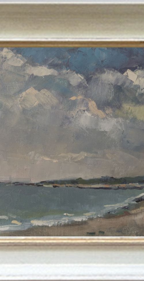 West Beach Looking Towards Felpham and the Isle of Wight by Andre Pallat