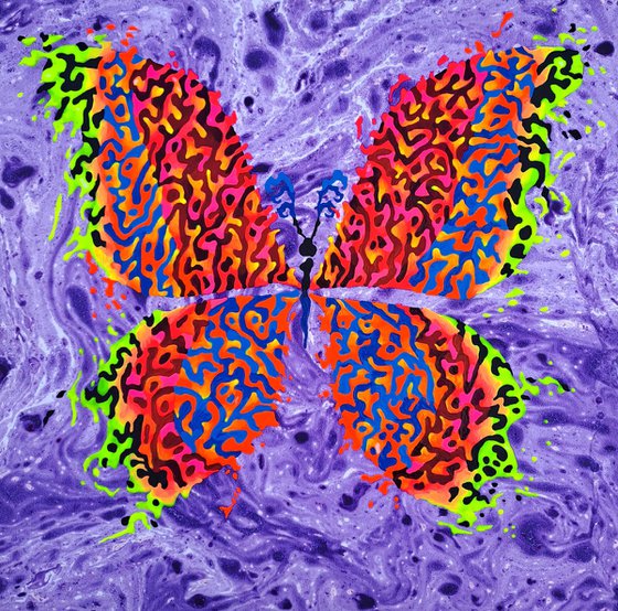 Butterfly «Tropical Sunset»