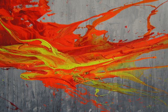 Twisting Fire IV (Spirits Of Skies 128161) (160 x 80 cm) XXXL (64 x 32 inches)