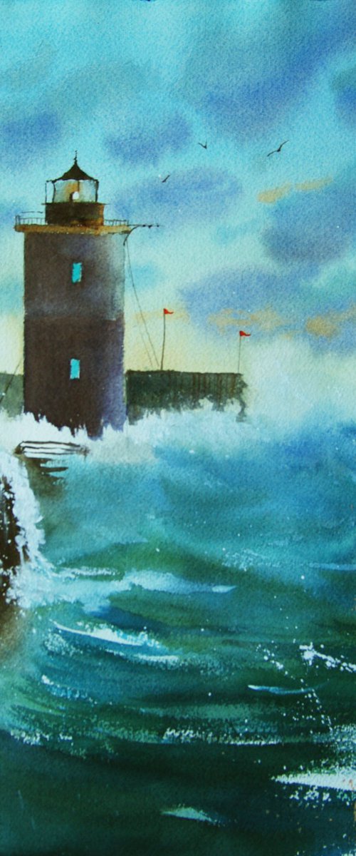 It was a stormy day by Elena Gaivoronskaia