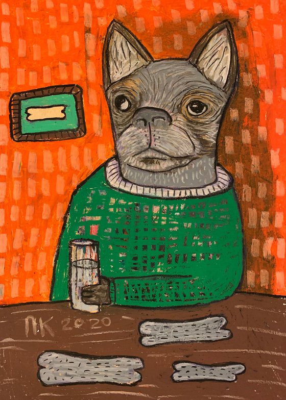 Drinking dog #90