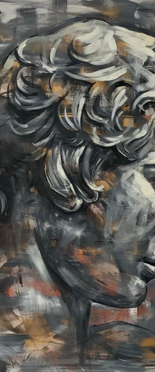 Antinus male statue by Emmanouil Nanouris