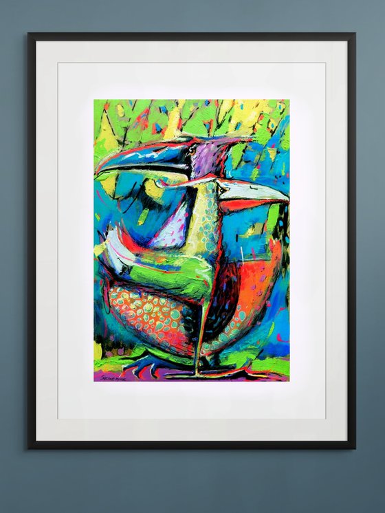 Abstract Birdies. Flight Plan