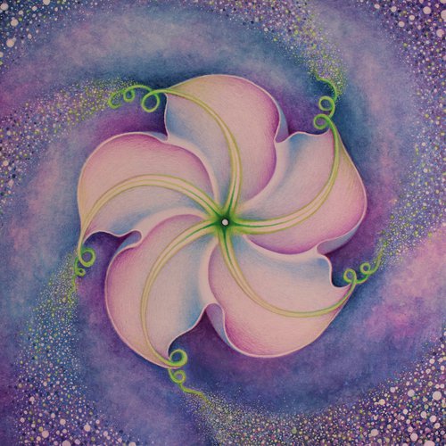 Mystic Moonflower by Lorraine Sadler
