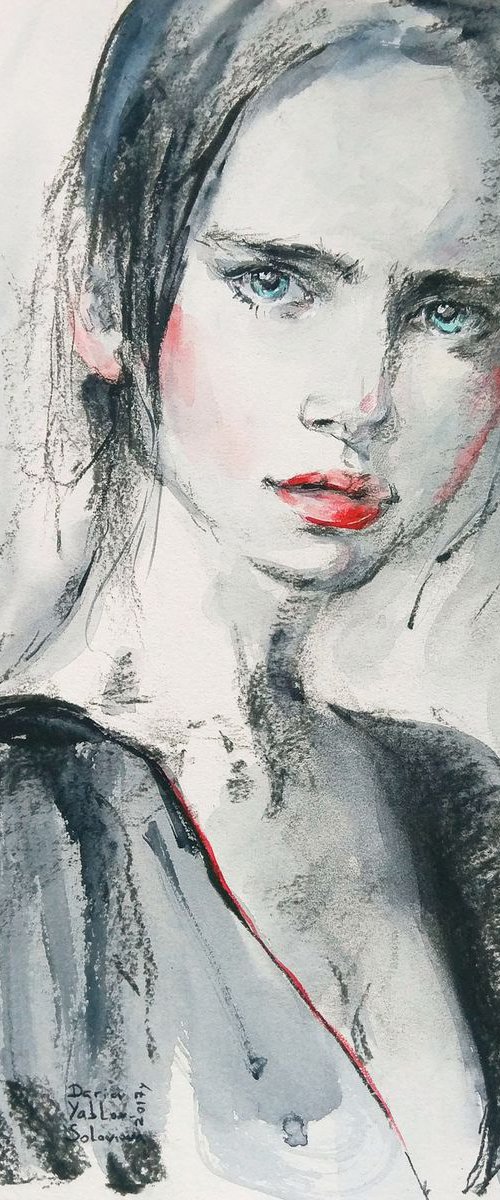 Eyes of Turquoise by Daria Yablon-Soloviova