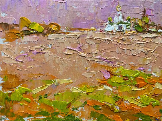 A church can be seen