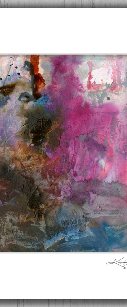 All Who Wonder 2 - Mixed Media Textural Abstract Painting by Kathy Morton Stanion by Kathy Morton Stanion