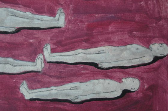 "Over The Hill". Drawing.