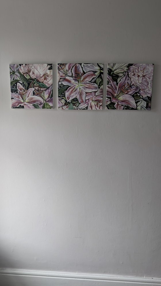 Pink lilies