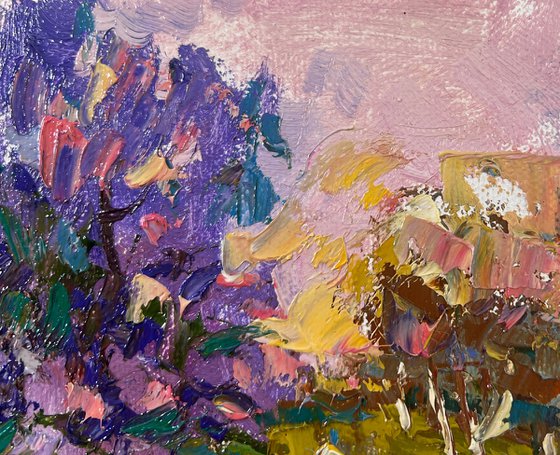 On a Walk Near the Lilacs