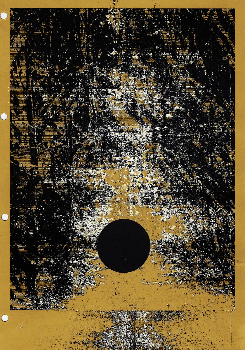 Abstract Collage By Petr Strnad, 10 X 14", Endless Events 16., Original Artwork