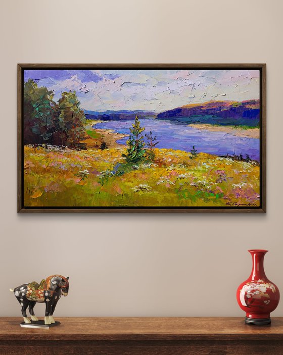 View of Fields by the River