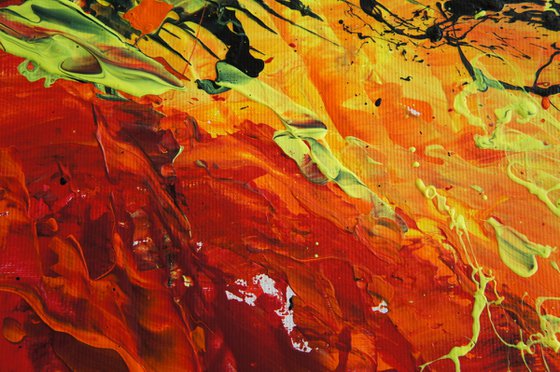 Right Into The Blaze (Spirits Of Skies 096080) (120 x 80 cm) XXL (48 x 32 inches)