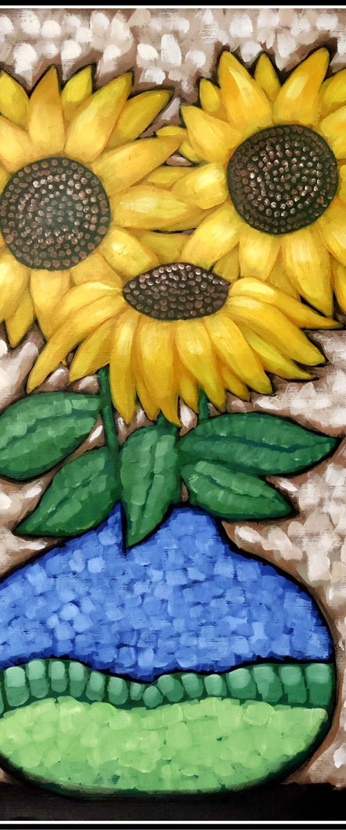 Sunflowers by Mariann Johansen-Ellis
