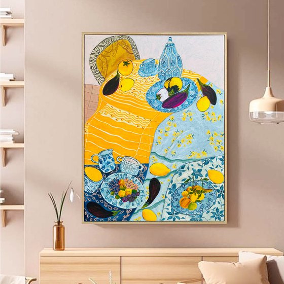 ARTIST'S DINING TABLE