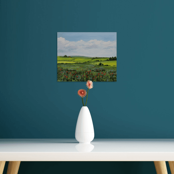 Poppies in the Wheat Fields