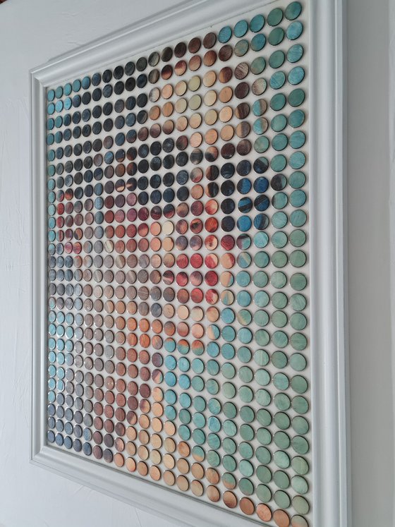 Warm sunshine (n.722) - Dot Art series