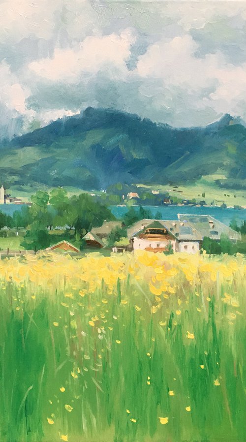 St. Wolfgang, Austria Landscape by Ling Strube