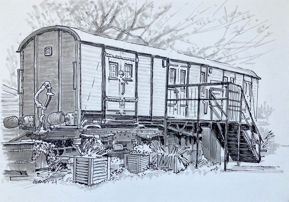 Railway Carriage by Paul Gurney