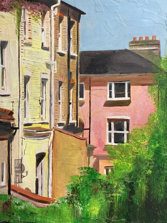 London Houses In Summer