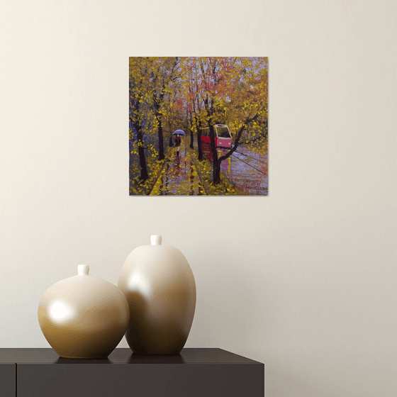 Under the autumn rain