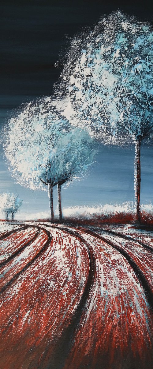 Hoar frost IV-  Fields and Colors Series by Danijela Dan