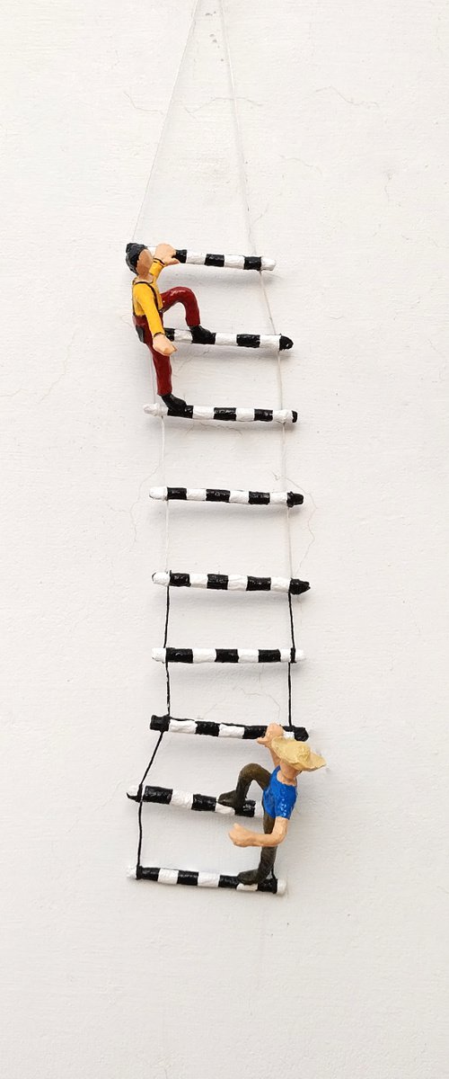 Climbers on the ladder by Shweta  Mahajan